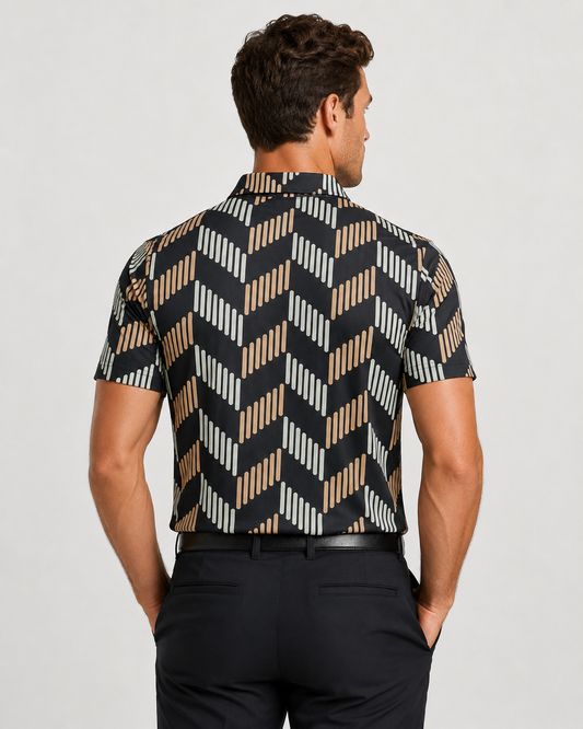 Black and White Abstract Stripes