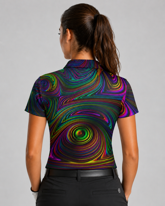 Whirlwind Women's Performance Golf Polo – performance golf polo view 2