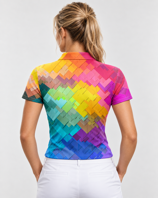 Swatches Women's Performance Golf Polo – performance golf polo view 2