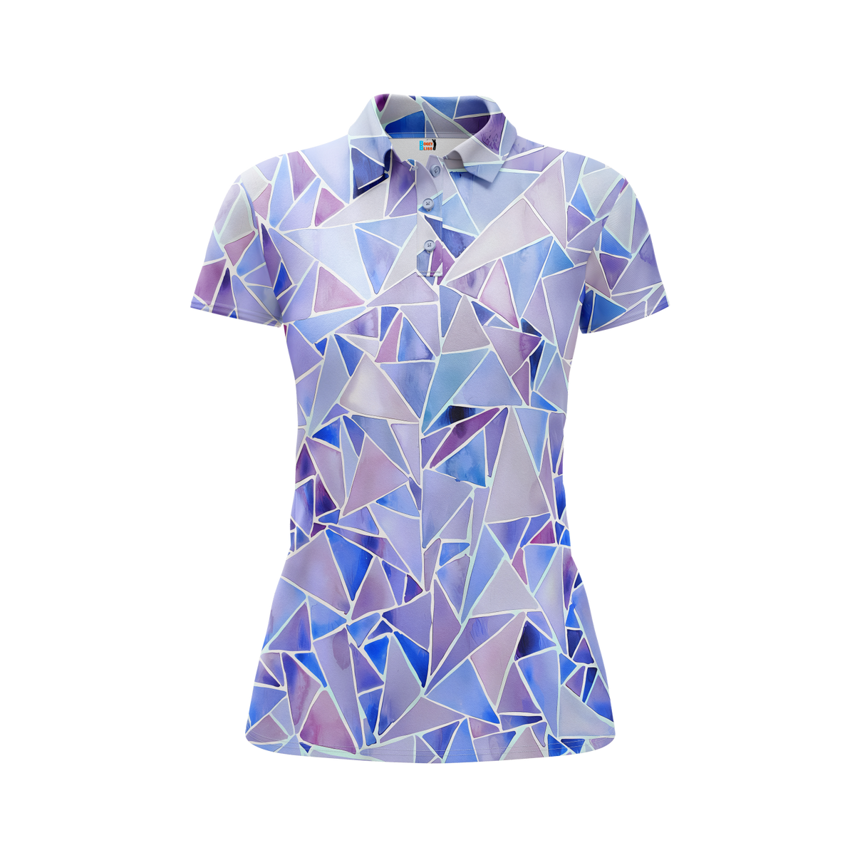 Glasses Women's Performance Golf Polo – performance golf polo view 3