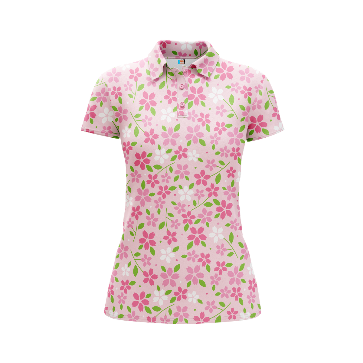 Sakura Women's Performance Golf Polo – performance golf polo view 3