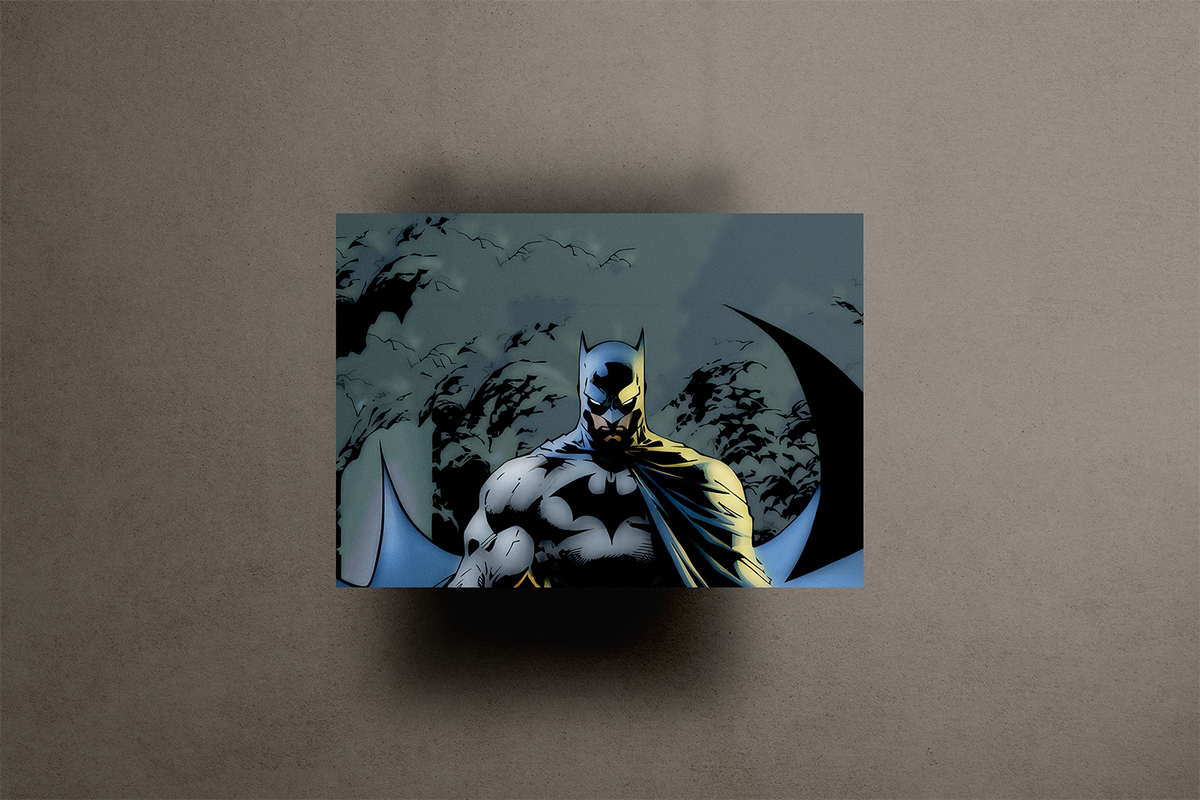 Batman Gotham Metal Poster – metal wall art view 1