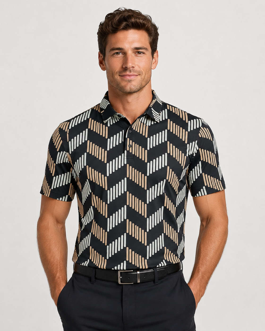 Black and White Abstract Stripes