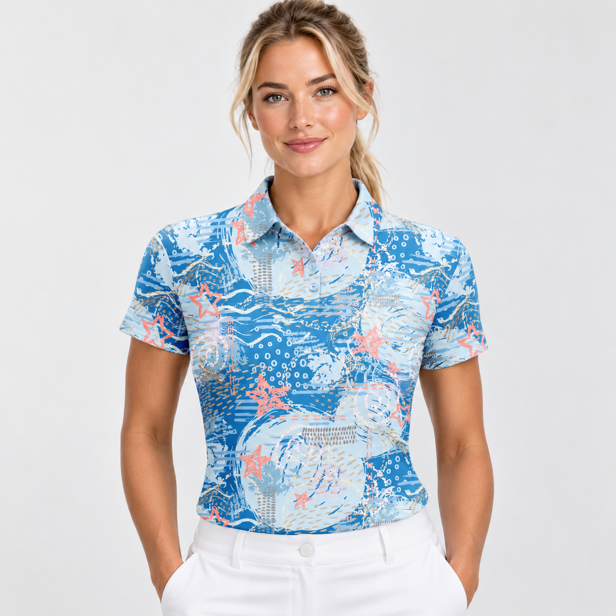 Marine Women's Performance Golf Polo – performance golf polo view 1
