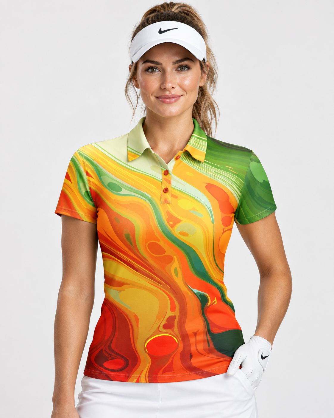 Acrylic Women's Performance Golf Polo – performance golf polo view 1