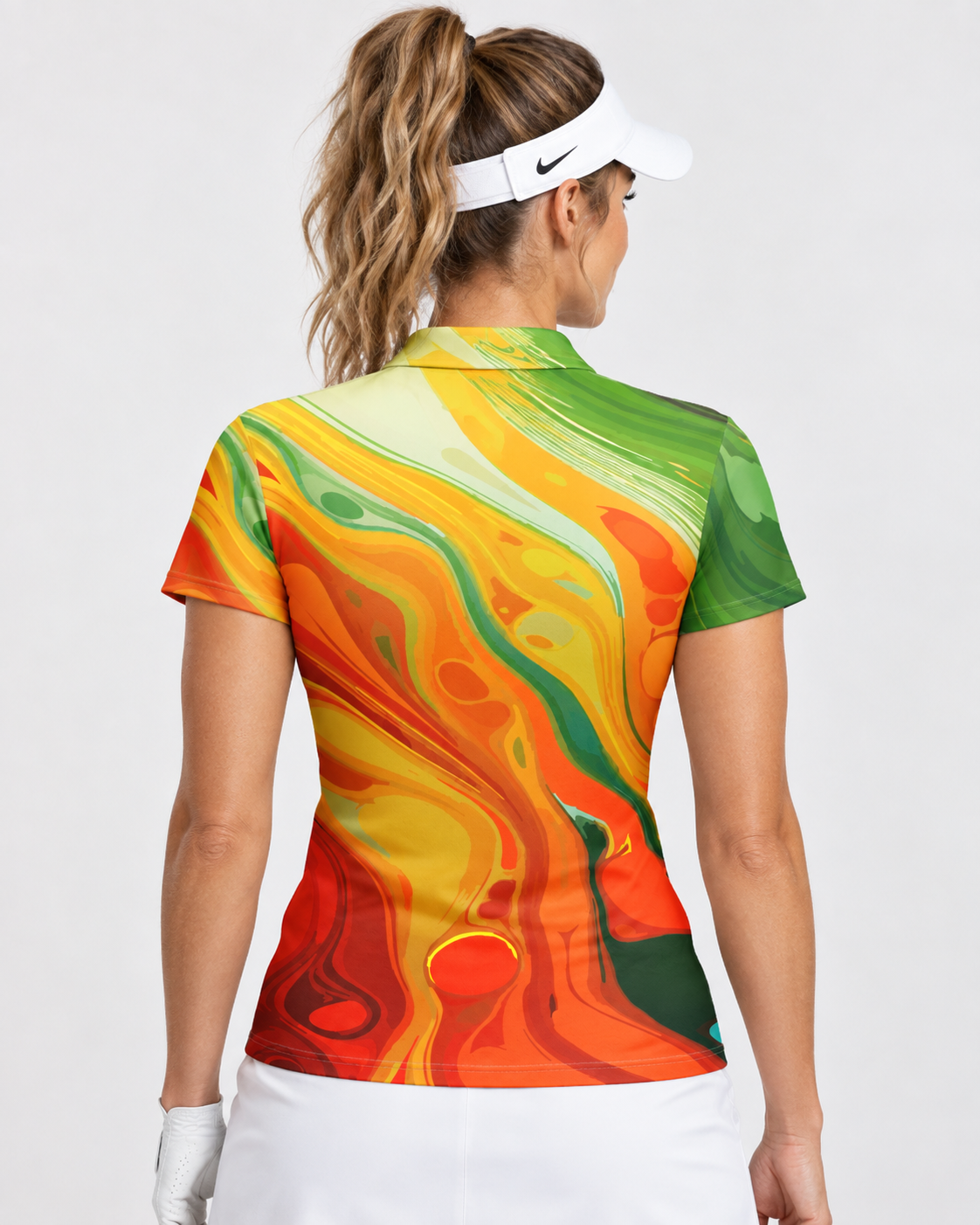 Acrylic Women's Performance Golf Polo – performance golf polo view 2