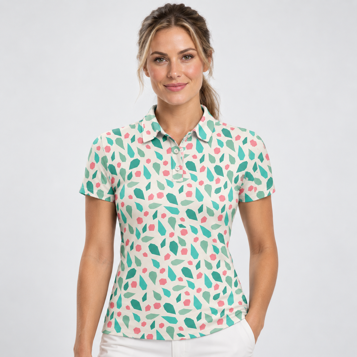 Patel Women's Performance Golf Polo – performance golf polo view 1