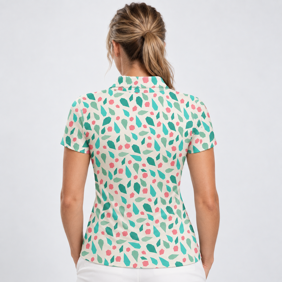 Patel Women's Performance Golf Polo – performance golf polo view 2