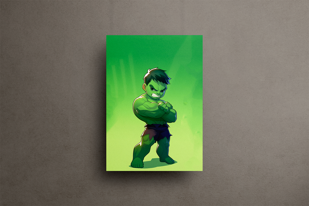 Hulk Metal Poster – metal wall art view 1