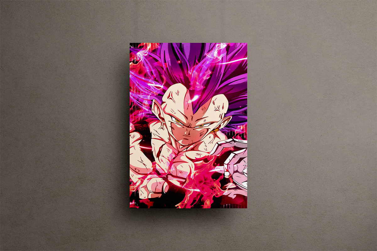 Ultra Ego Vegeta Metal Poster – metal wall art view 1