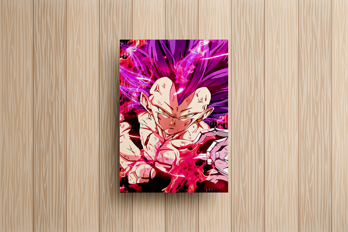 Ultra Ego Vegeta Metal Poster – metal wall art view 2